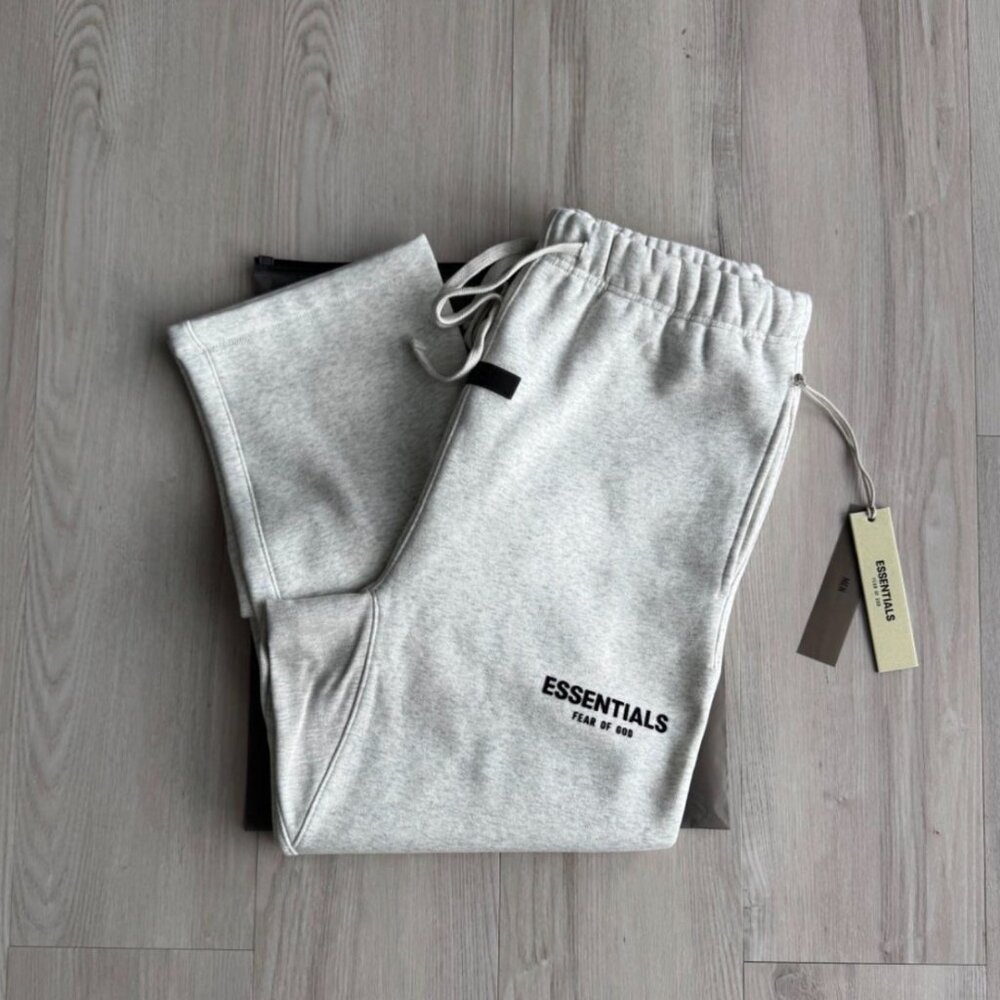 Essentials small light oat sweatpants uncuffed NWT - image 1